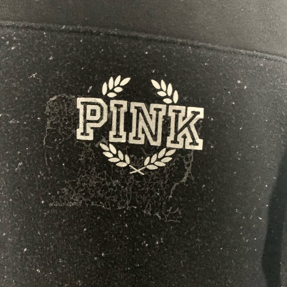 VICTORIA SECRET PINK QUARTER ZIP SWEATER - Picture 4 of 4